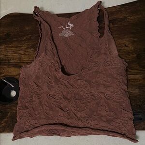 Free People Brown Lace Women’s Top